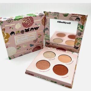 WINKY LUX x The Charmsters Tenacious Shimmery EyeShadow Palette Coral Gold NEW